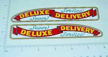 Pair Marx Deluxe Delivery Truck Sticker Set Main Image