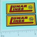 Pair Marx Lumar Lines 2" Logo Stickers Main Image