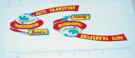 Pair Marx Nationwide Auto Transport Truck Stickers