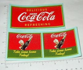 Marx Coca Cola Delivery Truck Sticker Set