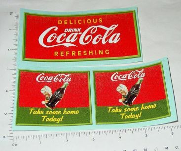 Marx Coca Cola Delivery Truck Sticker Set Main Image