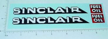 Marx Sinclair Fuel Oil Tanker Sticker Pair Main Image