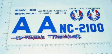 Marx American Flagship Airplane Sticker Set Main Image