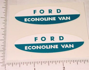 Pair Nylint Ford Econoline Van Stickers Main Image