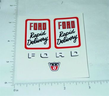 Nylint Cabover Ford Rapid Delivery Stickers Main Image