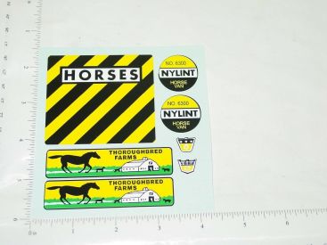 Nylint #6300 Horse Van Semi Stickers Main Image