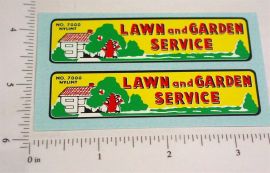 Pair Nylint Ford Econoline Lawn & Garden Stickers