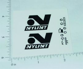 Nylint Bulldozer Const Vehicle Sticker Pair w/ Guages