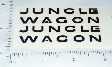 Nylint Ford Econoline Jungle Wagon Sticker Pair Main Image