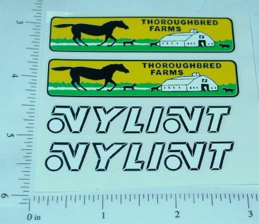 Nylint Ford Econoline Stables Truck Sticker Pair Main Image