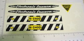 Nylint Electric Cannon Vehicle Sticker Set