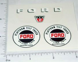 Nylint Cab Over Ford Platform Tilt Sticker Set