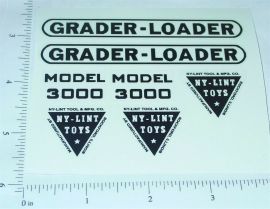 Nylint Grader-Loader Const Vehicle Sticker Set