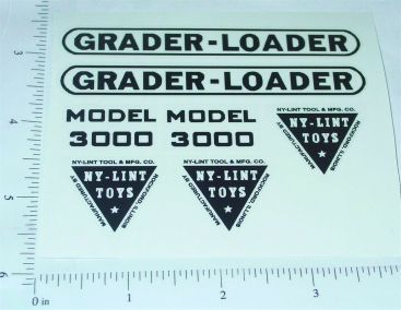 Nylint Grader-Loader Const Vehicle Sticker Set Main Image