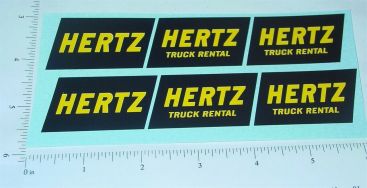 Nylint Ford Hertz Box Van Sticker Set Main Image
