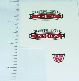 Nylint Ford Twin I-Beam Pickup Truck Sticker Set