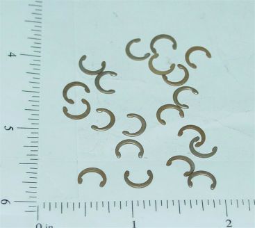 20 Smith Miller Toy 1/4" Axle C-Clip Wheel Retainer Clips Main Image