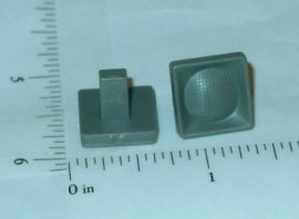 Pair Square Ertl Loadstar Plastic Headlights Toy Parts