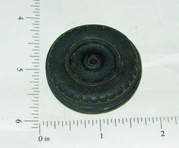 Hubley Hard Rubber Replacement Wheel/Tire Toy Part Main Image Hubley Hard Rubber Replacement Wheel/Tire Toy Part Main Image