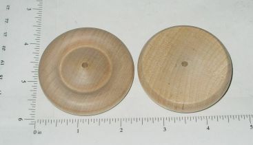 Marx 2.25" Wood Replacement Wheel/Tire Toy Part Main Image