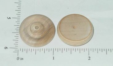 Marx 1 1/16" Wood Replacement Wheel/Tire Toy Part Main Image Marx 1 1/16" Wood Replacement Wheel/Tire Toy Part Main Image