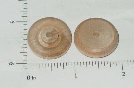 Marx 1" Wood Replacement Wheel/Tire Toy Part