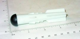 Nylint White Plastic w/Rubber Tip Missile/Rocket Replacement Toy Part