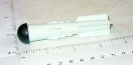 Nylint White Plastic Rubber Tip Missile/Rocket Toy Part  Replacement