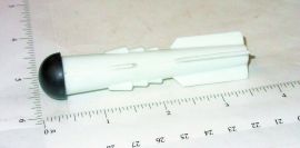 Nylint 4 White Plastic Rubber Tip Missile/Rocket  Replacement Toy Part