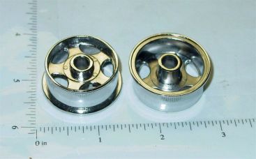 Single Chrome Plated Smith Miller 5 Spoke Cast Replacement Wheel Part Main Image