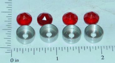 Smith Miller MIC Semi Trailer Set 4 RED Jewels/Holders Parts Main Image