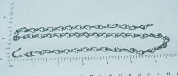 Structo Wire Wrecker or Machinery Hauler Hook w/Chain Toy Part Main Image Structo Wire Wrecker or Machinery Hauler Hook w/Chain Toy Part Main Image