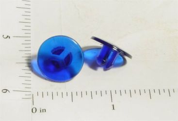 Pair Blue Plastic Tonka Snow Plow Replacement Headlight Toy Part Main Image