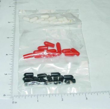 Dozen Tonka Black Rubber Crank/Handle Tip Replacement Toy Parts Main Image Dozen Tonka Black Rubber Crank/Handle Tip Replacement Toy Parts Main Image