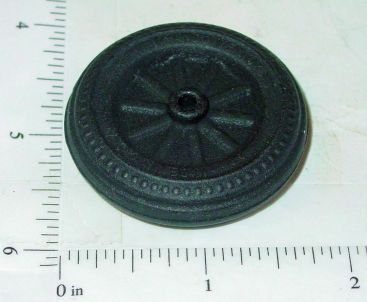 Wyandotte Black Rubber Simulated Spoke Wheel/Tire Replacement Part Main Image