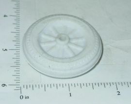 Wyandotte White Rubber Simulated Spoke Wheel/Tire Replacement Part