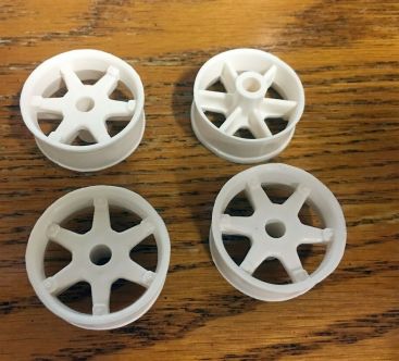 Set of 4 Ertl Repro Fleetstar/Loadstar Spoke Wheel Toy Parts Main Image