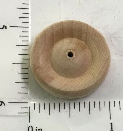 Marx 1" Wood Replacement Wheel/Tire Toy Part