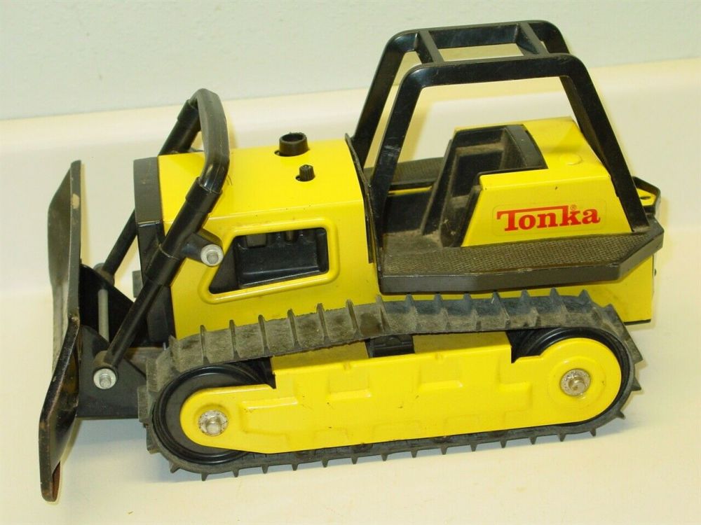 Vintage Tonka Bulldozer, Grader 
