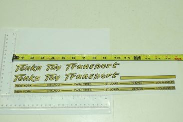 Tonka Toy Transport Box Semi Sticker Set Main Image