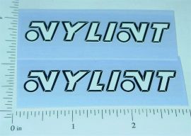 Pair Nylint Ford Econoline Pickup Logo Sticker Set