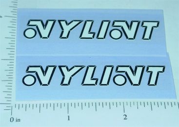 Pair Nylint Ford Econoline Pickup Logo Sticker Set Main Image