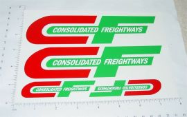 Custom Consolidated Freight Semi Truck Stickers