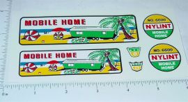 Nylint #6600 Mobile Home Truck/Trailer Sticker Set