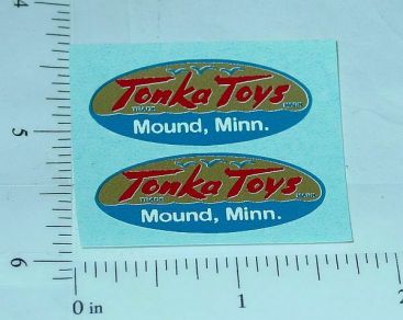 Pair 1956 to 1957 Tonka Logo Stickers Main Image