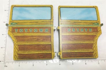 Wyandotte Toytown Estate Wagon Pressed Steel Side Door Replacements L&R Main Image Wyandotte Toytown Estate Wagon Pressed Steel Side Door Replacements L&R Main Image