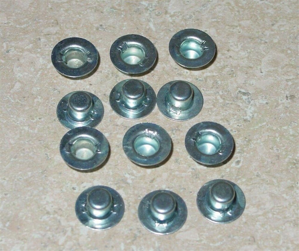 Dozen 3/16" Tonka Toy Axle Top Hat Nut Toy Parts Gasoline Alley Toys