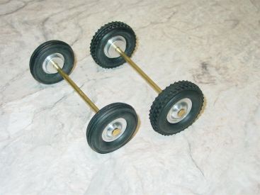 Cox Thimble Drome Champion Pusher Wheel/Tire/Axle Replacement Part Set Main Image Cox Thimble Drome Champion Pusher Wheel/Tire/Axle Replacement Part Set Main Image