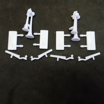 Structo Plastic Mirror/Airhorn/Wipers Truck Accessory Sets (2), Parts Main Image Structo Plastic Mirror/Airhorn/Wipers Truck Accessory Sets (2), Parts Main Image