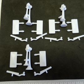 Structo Plastic Mirror/Airhorn/Wipers Truck Accessory Sets (3), Parts